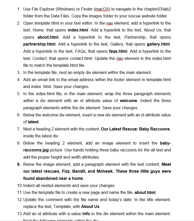  Use File Explorer (Windows) or Finder (macoS) to navigate to the