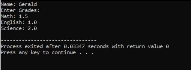 Make a C PROGRAM that asks for the user's NAME and the