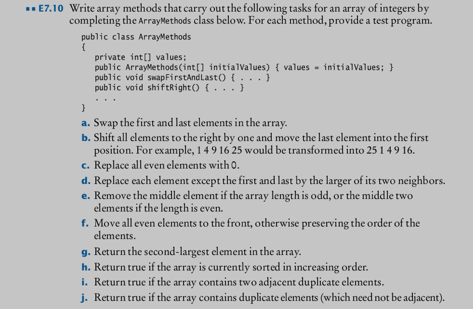 The textbook question is below. This is my code (before the textbook