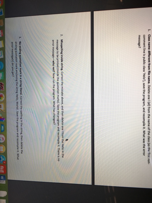 you very much! CSE 110 Lab 2: Introduction to variables Lab Exercise: