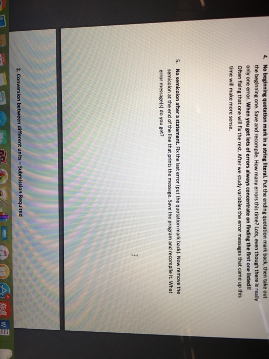 Complete this portion of the lab during your lab session, 1. Recognizing