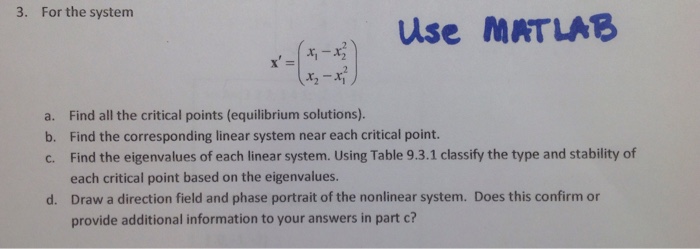  Use MATLAB Please help me with MATLAB. For the solution use