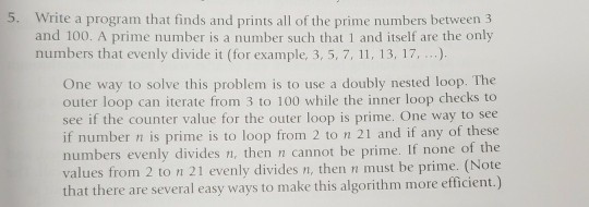  cpp Write a program that finds and prints all of the