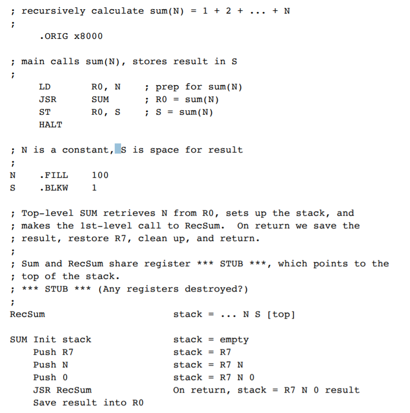 we dont need a dynamic link pointer to the activation record, so