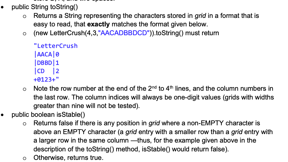  Give me a code in java WITHOUT STRING BUILDER with the