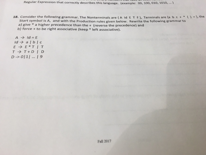  Regular Expression that correctly describes this language. (example: oo, 100, 010,