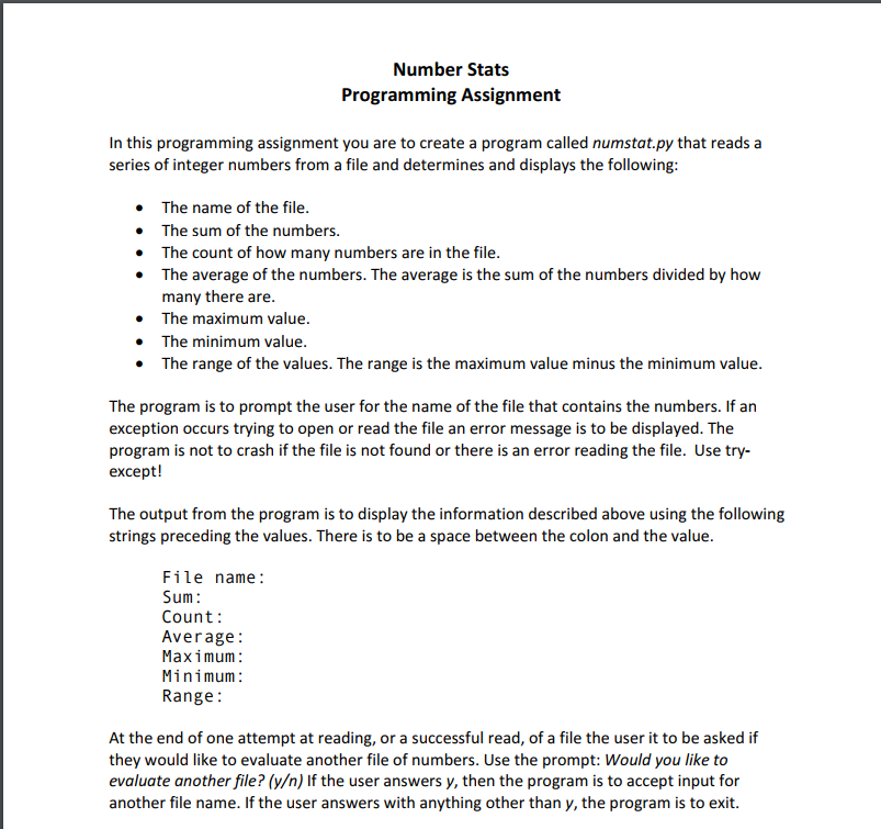 Please help me with this python program thank you and testng numbers