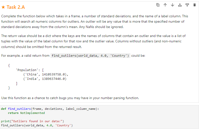  Task 2.A Complete the function below which takes in a frame,