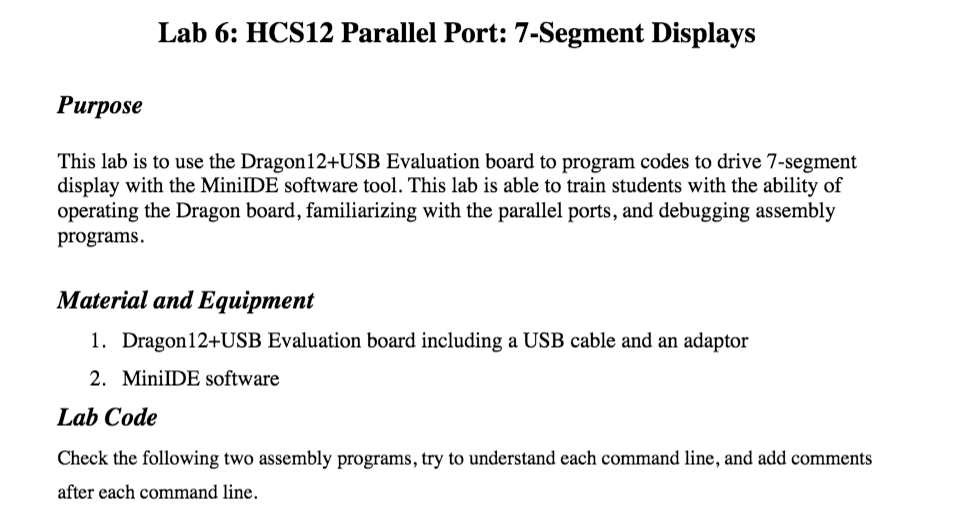 PLEASE SHOW IN MINIIDE WITH COMMENTS ADDED TO EACH LINE. THANK YOU!!
