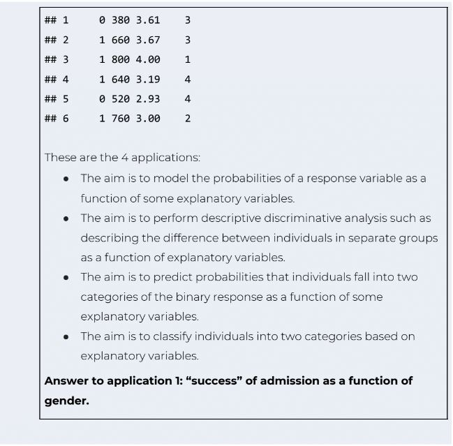 "theory.py". You have learnt about when and how Logistic Regression is applicable.