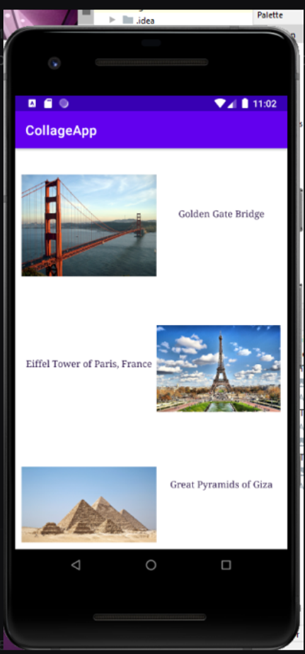  Please answer with java code, comments, and provide screenshots showing that