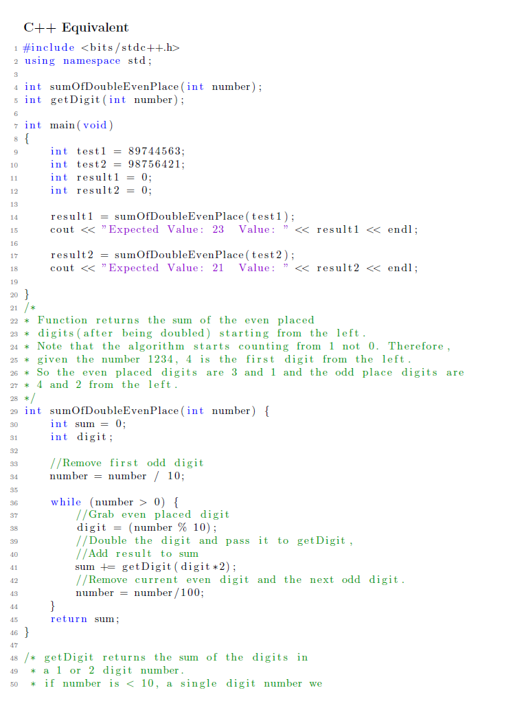 given C++ code into MIPS assembly. Please do not modify the C++
