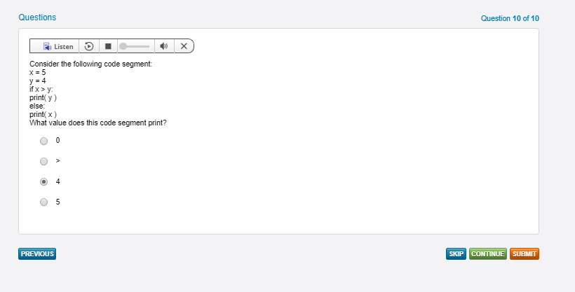 for describing conditional iteration counting through a sequence of numbers. running a