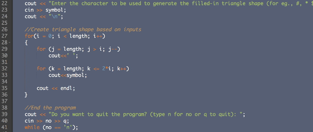 to make a triangle. However, I now need to make the triangle