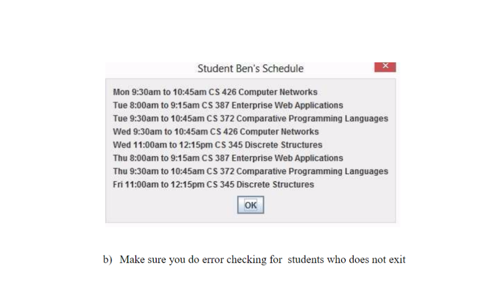 Need to create a GUI(using Java) that looks like this but is