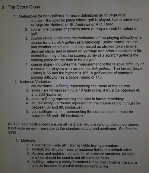 elements) more than one class and has multiple objects static variables Requirements: