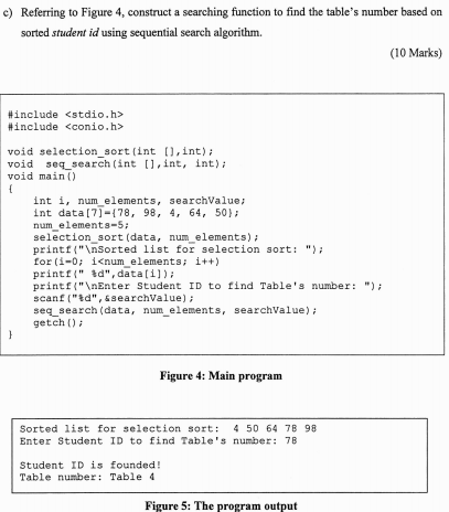 specific table's number. Student's tables in the examination hall are in ascending