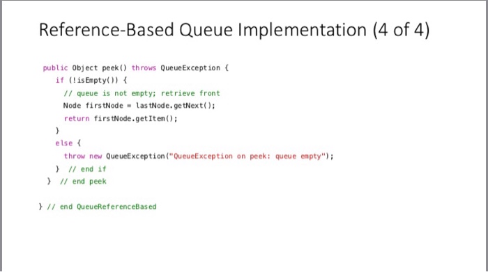 isEmpty public void dequeueALO Las tNode-null ) end dequeueALL