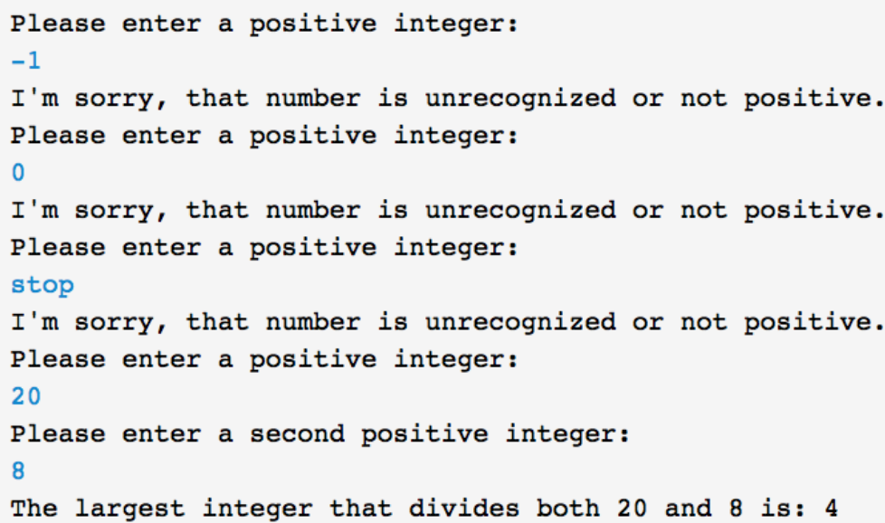 In C programwrite a program that asks the user for a positive