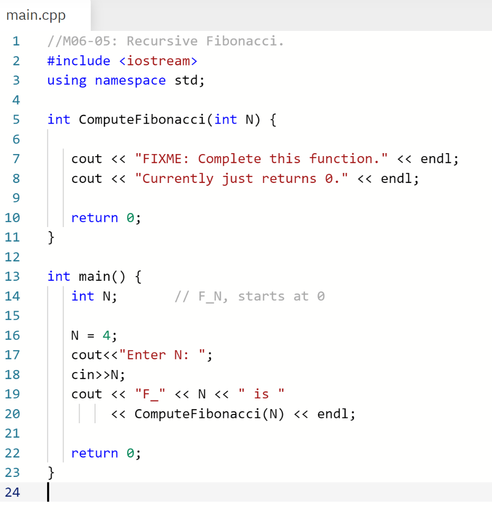 is 0, F1 is 1, F2 is 1, F3 is 2, F4
