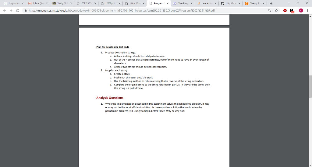 To strengthen student's knowledge of C++programming To give student experience in writing