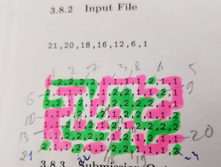 How to separate and label clusters ( 4 direction connected components) in