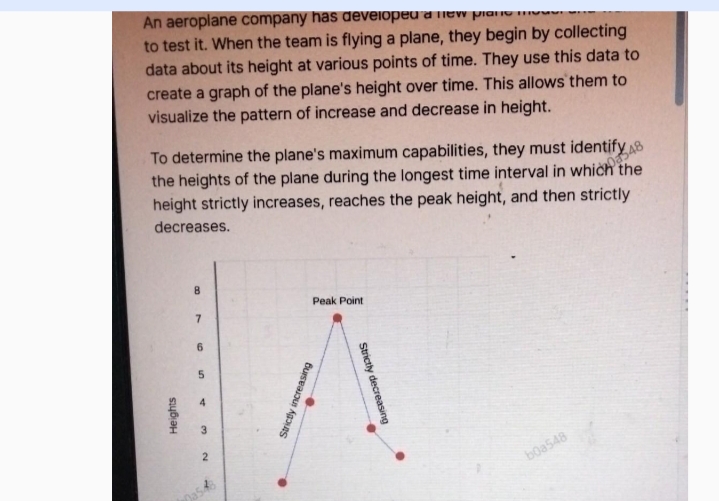  An aeroplane company has developeu a Ievr to test it. When