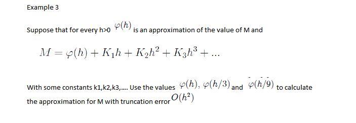 need python code for this problem Example 3 Suppose that for every