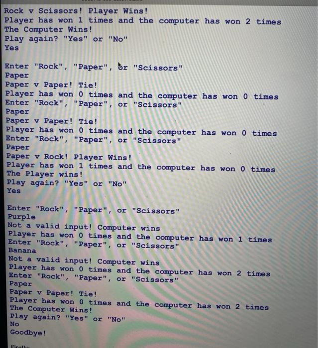 scissors between a human and the computer in best 2 out of