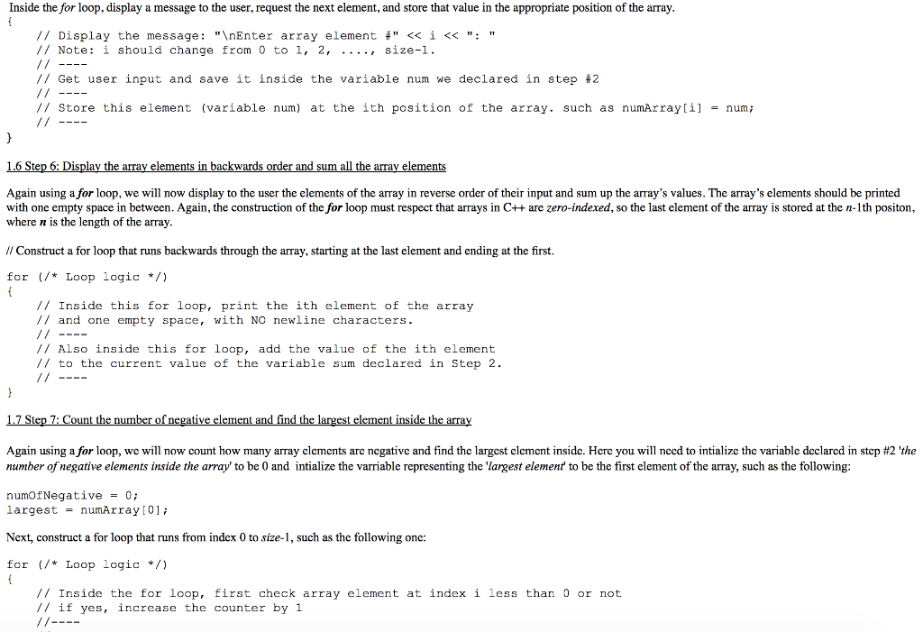 the user for input from keyboard, then display the elements of the