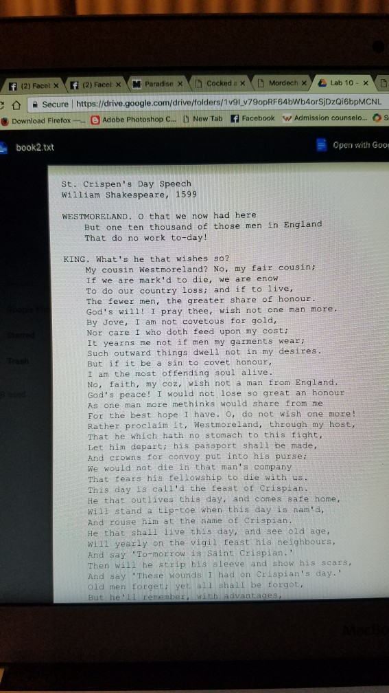 on excerise 1: censoring. also i have added thr picture of book1.txt