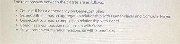 console. - public void displayBoard(Board board): displays the current state of the