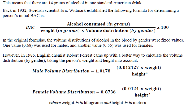 to determine his/her blood alcohol content (BAC). In Colorado, the legal driving