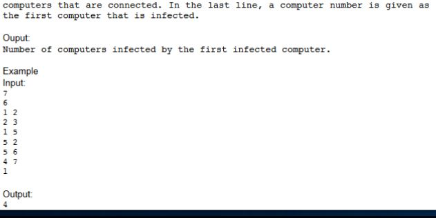 learning Program 2: Make a simple program that counts infected computers on