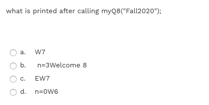 boolean done = false; int i=7; String name = x; while (!done)