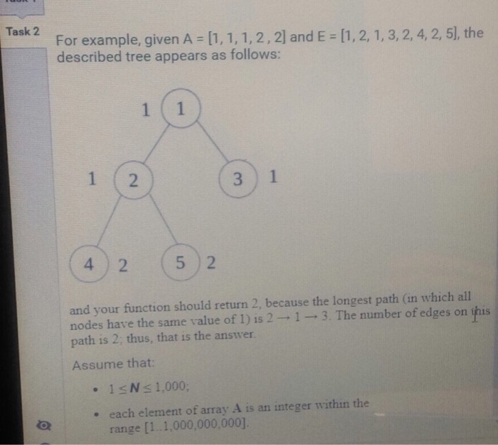 an undirected tree with N nodes, numbered from 1 to N. Additionally,