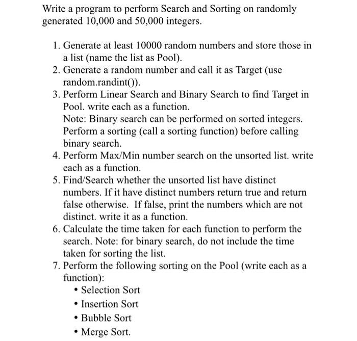 use python- please dont use previous answers they are incorrect Write a