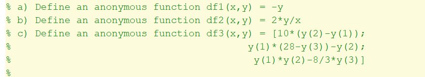 % WRITE CODE BELOW: % Step 1: Write code to solve the