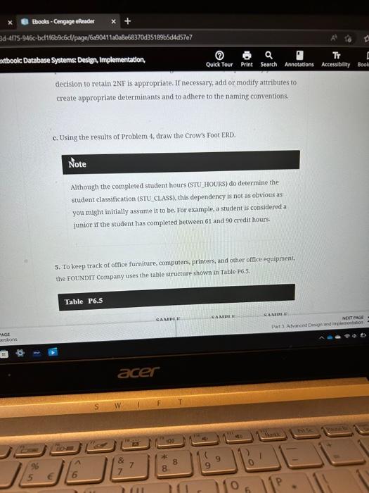 all eransitlve dependencies. a. Write the relational schema and draw its dependency