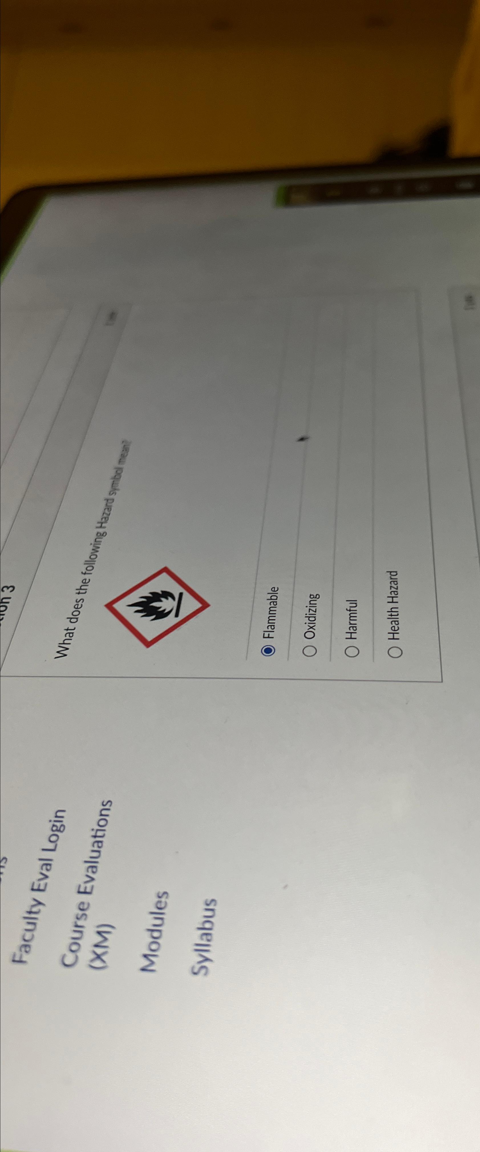  Faculty Eval Login Course Evaluations (XM) Modules Syllabus 