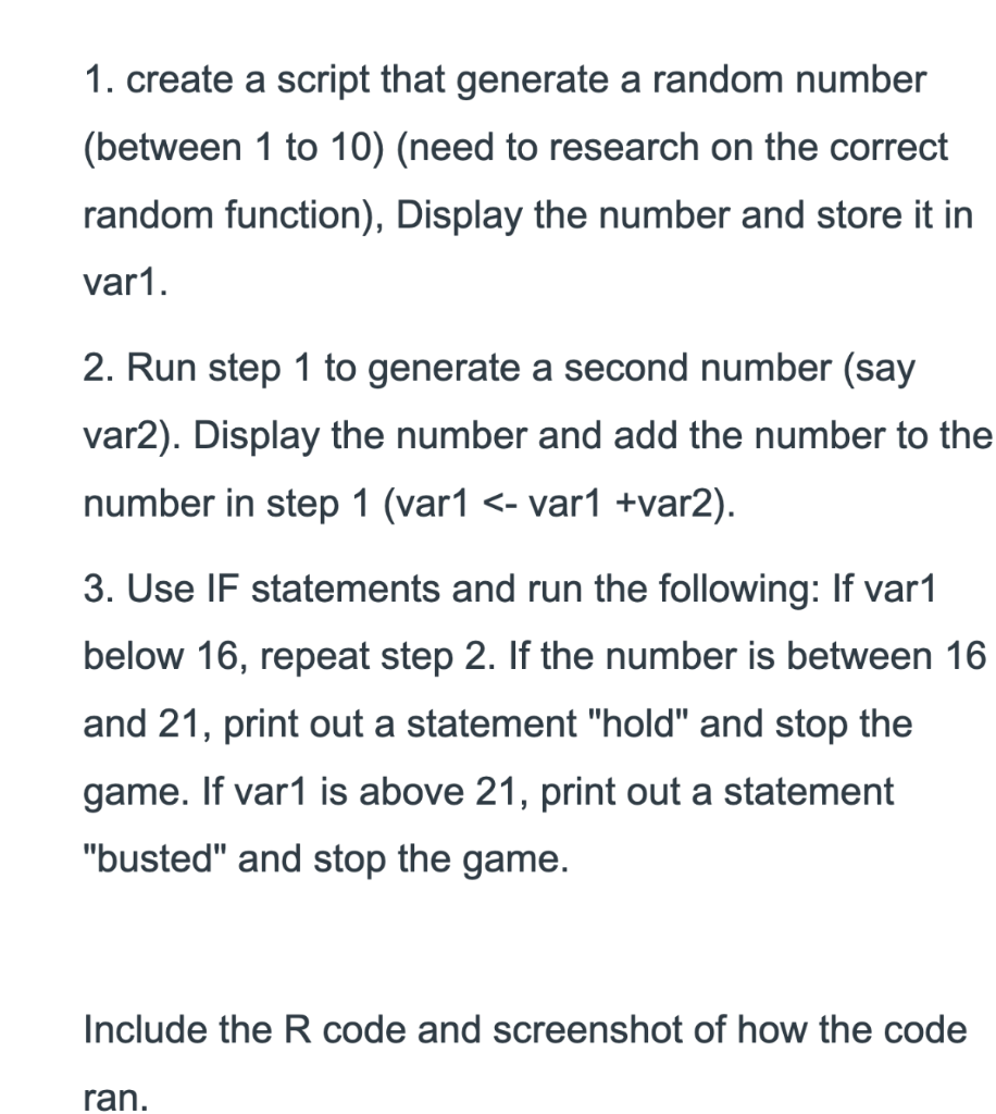  1. create a script that generate a random number (between 1