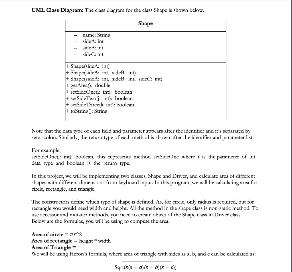class with the required parameters, which will allow setting up class variables
