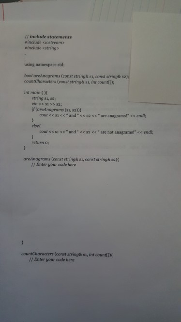 each other if the first string's letters can be rearranged to form