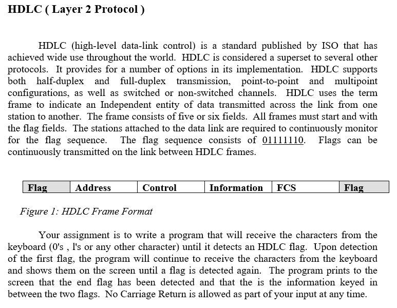 The program has to be in C programming! In short I