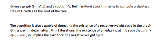  Given a graph G = (V, E) and a roots in