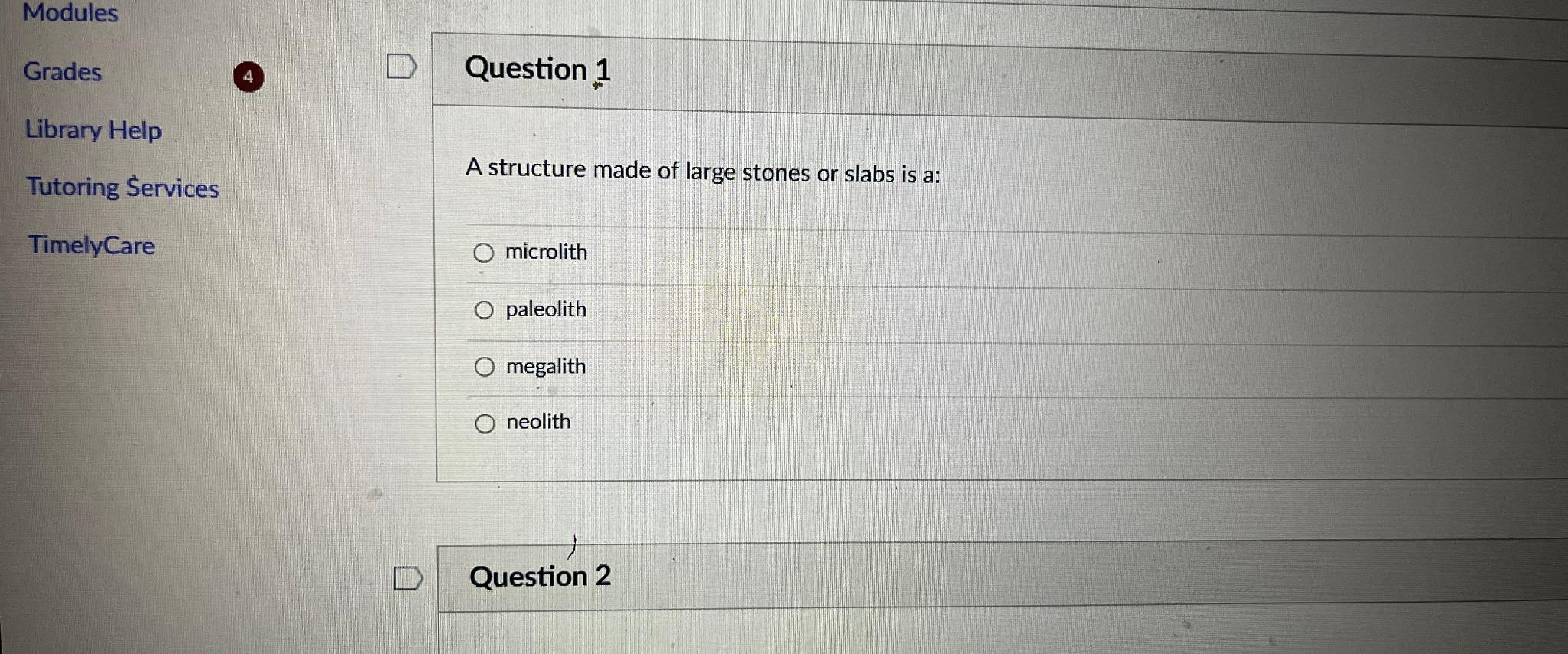  Modules Grades 4 Question 1 Library Help Tutoring Services TimelyCare Question