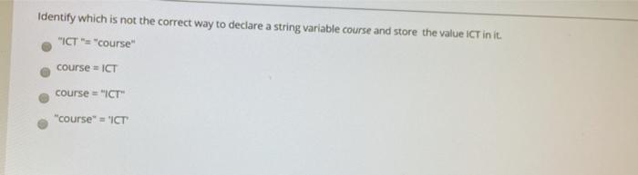  python Identify which is not the correct way to declare a