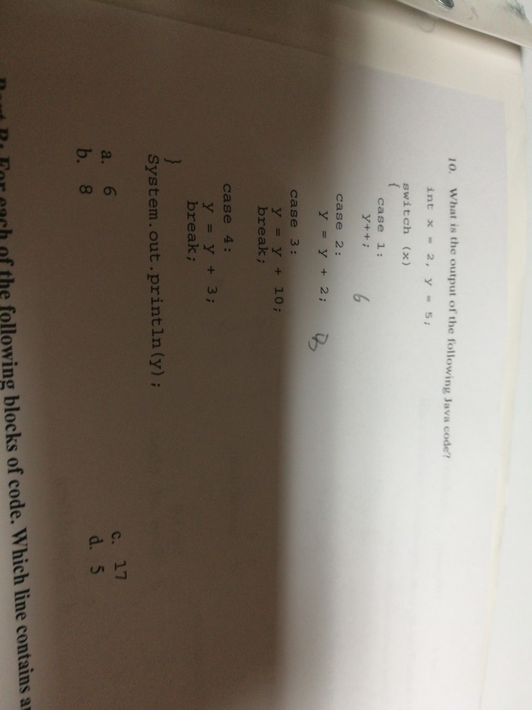 10 questions, 2 points for each) 1. Which of the following is