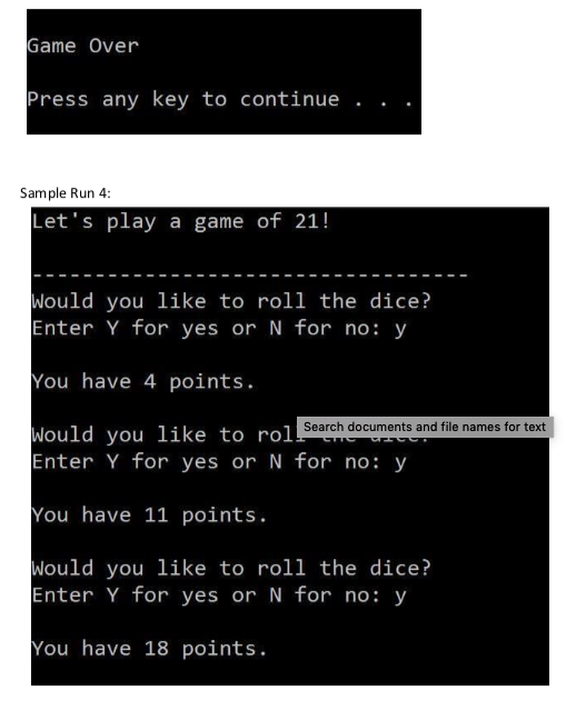 long as the player agrees to roll the dice, and the player's