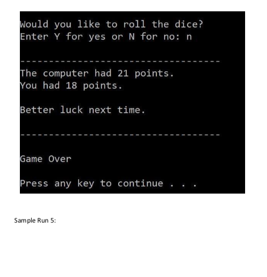 total does not exceed 21. + At the beginning of each round,